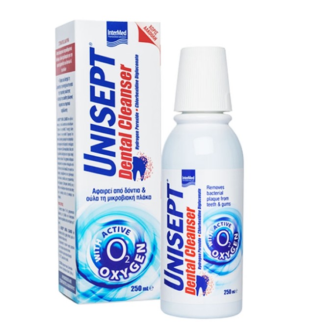 INTERMED Unisept Dental Cleanser Στοματικό Διάλυμα, 250 ml