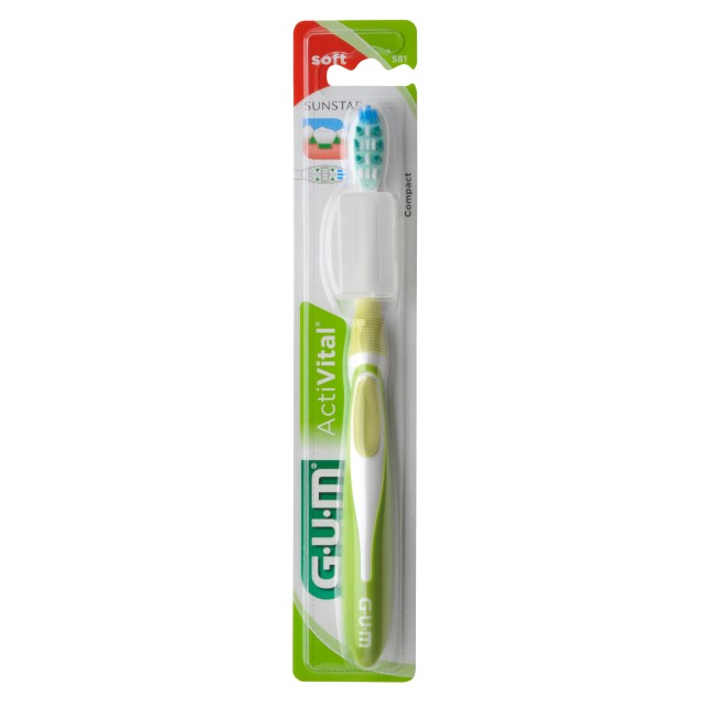 Gum Activital 581 Soft Οδοντόβουρτσα, 1τμχ