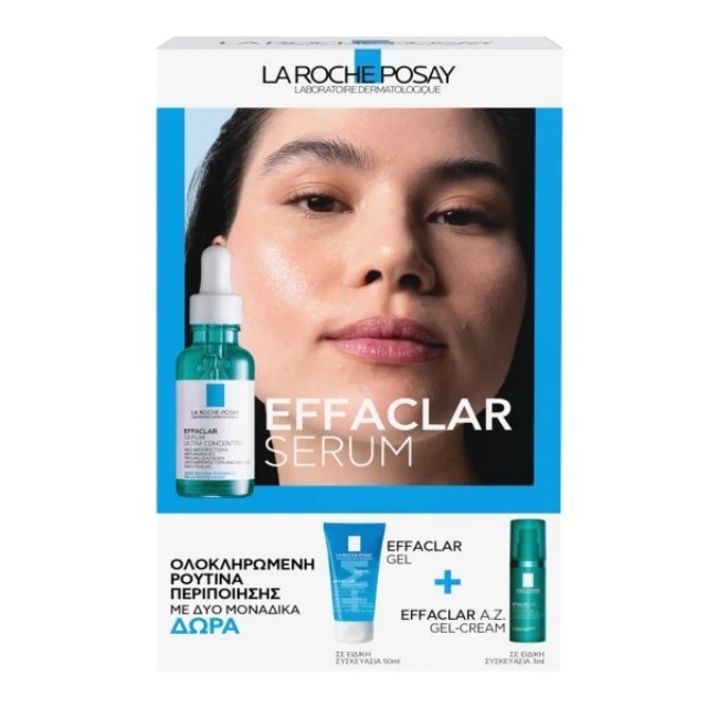 La Roche Posay Πακέτο Effaclar Ultra Concentrated Serum 30ml & Δώρο Effaclar Gel 50ml & A.Z. Gel 3ml