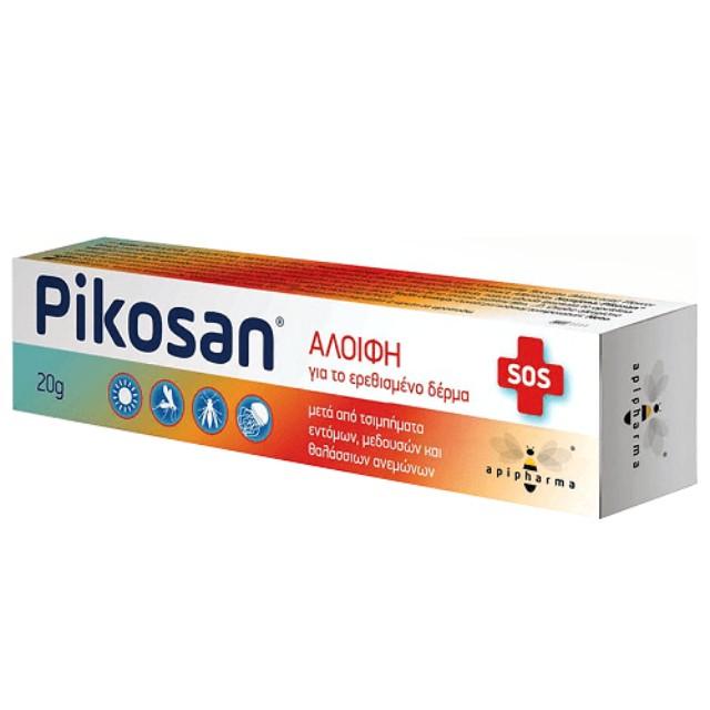 Uplab Pikosan Uplab Pikosan Αλοιφή για την Αντιμετώπιση Τσιμπημάτων από Έντομα & Μέδουσες 20gr