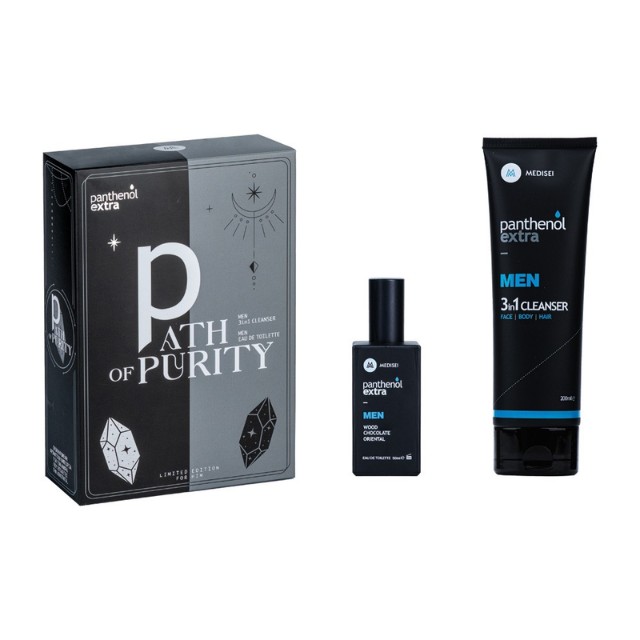 Panthenol Extra Path of Purity Πακέτο Cleanser 3in1 200ml & Eau De Toilette 50ml