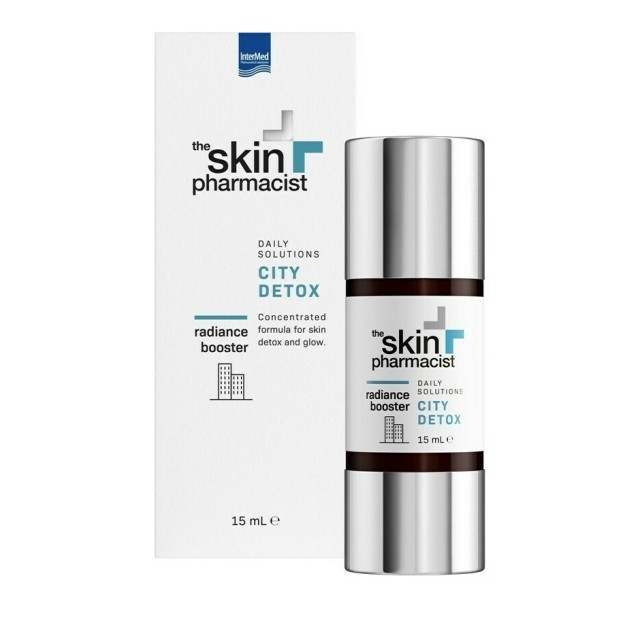 INTERMED The Skin Pharmacist Συμπυκνωμένη Φόρμουλα για Αποτοξίνωση & Λάμψη της Επιδερμίδας, City Detox Radiance Booster, 15ml