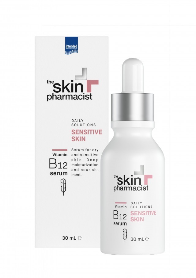 INTERMED The Skin Pharmacist Ορός Βαθιάς Ενυδάτωσης για Πολύ Ξηρό & Ευαίσθητο Δέρμα Sensitive Skin B12 Serum, 30ml