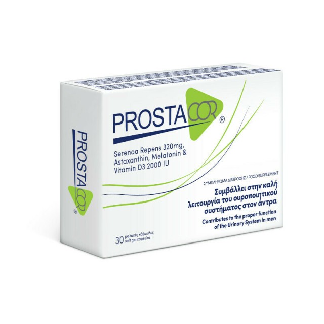 INNOVIS Prostacor, Συμπλήρωμα Διατροφής για την Καλή Λειτουργία του Ουροποιητικού Συστήματος στον Άνδρα 30 μαλακές κάψουλες