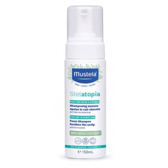 Mustela Stelatopia Foam Shampoo για Ατοπικό Δέρμα 150ml