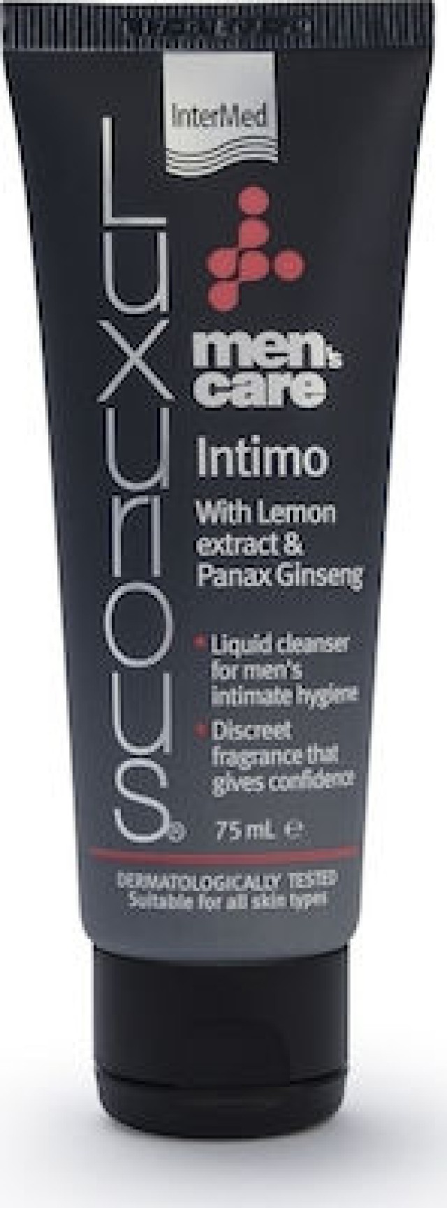 Intermed Luxurious Mens Care Intimo With Lemon Extract & Panax Ginseng Υγρό Καθαριστικό Για Τη Φροντίδα Της Γενετήσιας Περιοχής Του Άντρα 75ml