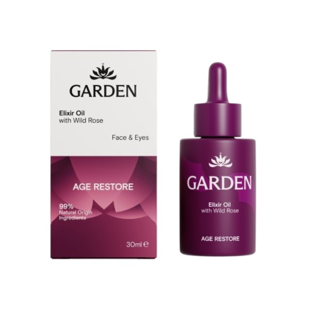 Garden Age Restore Elixir Oil Ελιξήριο Θρέψης & Αναδόμησης για Πρόσωπο & Μάτια 30ml