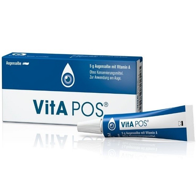 Pharmex Vita-Pos Ointment With Vitamin A Οφθαλμική Αλοιφή Με Βιταμίνη Α, 5gr