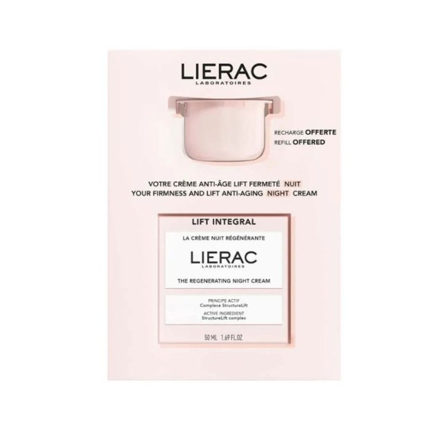 Lierac Lift Integral Πακέτο Regenerating Night Cream & Refill 50ml