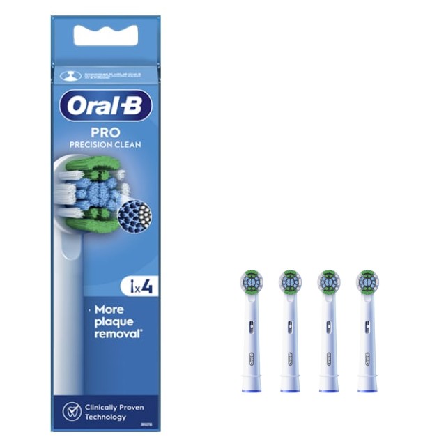 Oral-B Precision Clean Ανταλλακτικές Κεφαλές 4τμχ