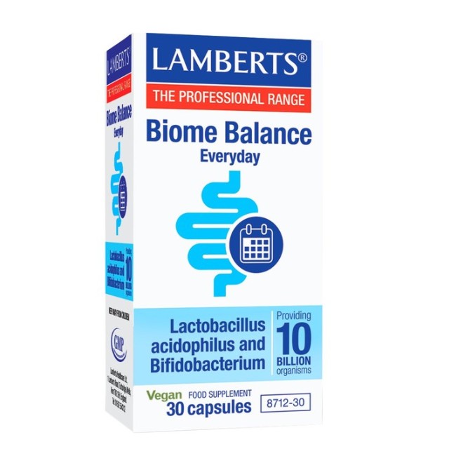 Lamberts Biome Balance Everyday (Acidophilus Extra 10) Προβιοτικά 30 Κάψουλες (8712-30)