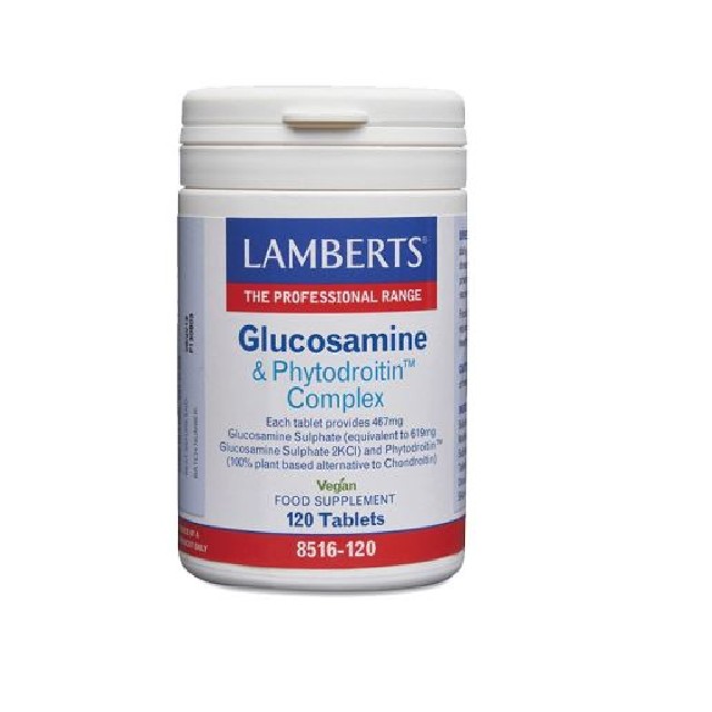 LAMBERTS Glucosamine & Phytodroitin Complex Συμπλήρωμα Διατροφής Για Υγιείς Αρθρώσεις (8516-120), 120 Ταμπλέτες