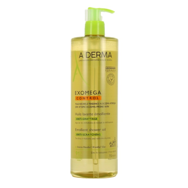 A-Derma Exomega Control Huile Emollient Shower Oil 750ml