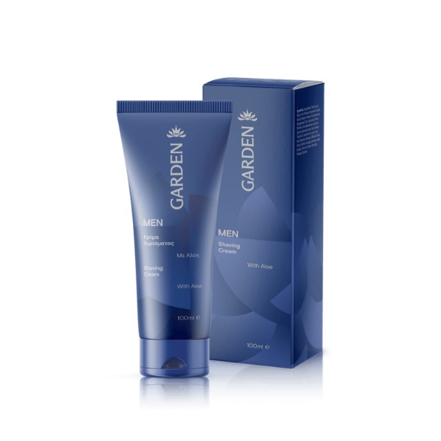 Garden Men Κρέμα Ξυρίσματος με Αλόη 100ml