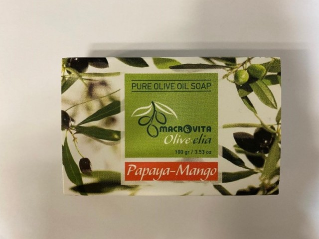 Macrovita Pure Olive Oil Soap Papaya-Mango 100gr