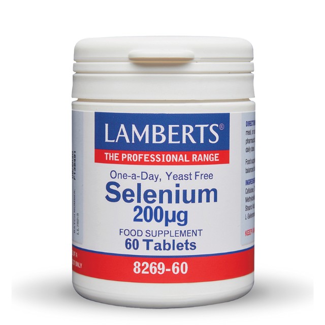 Lamberts Selenium 200μg Σελήνιο 60 Ταμπλέτες 8269-60