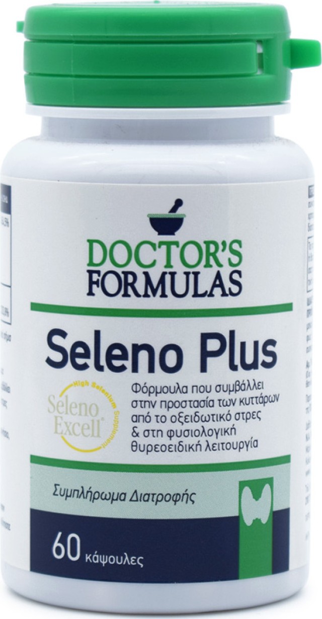 DOCTORS FORMULAS Seleno Plus, Φόρμουλα Σεληνίου για Αντιοξειδωτική Προστασία 60 κάψουλες