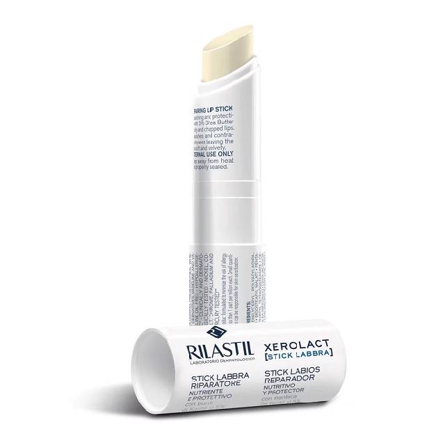RILASTIL Xerolact Repairing Lipstick Επανορθωτικό Στικ Για Τα Χείλη, 4.8ml