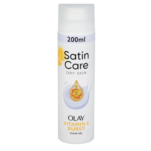 Gillette Satin Care with a Touch of Olay Violet Swirl Shave Gel Ξυρίσματος, 200ml