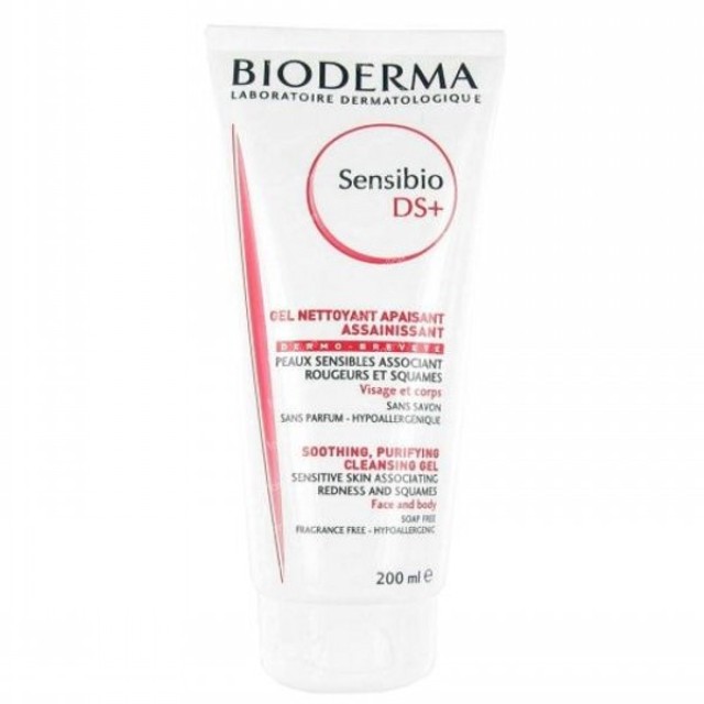 BIODERMA  Bioderma Sensibio DS+ Gel Καθαρισμού & Απολέπισης για Eπιδερμίδες με Λιπαρότητα, 200ml