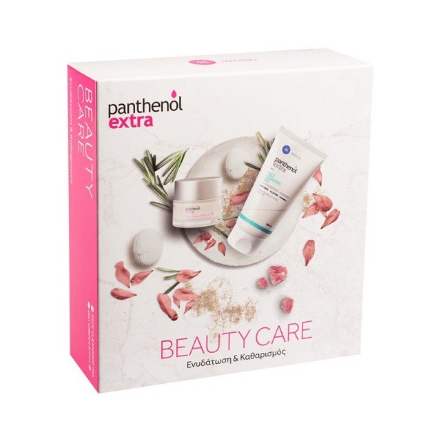Medisei Panthenol Extra Promo Pack Day Cream Spf15 Κρέμα Προσώπου για Ενυδάτωση - Σύσφιξη - Λάμψη, 50ml & Face Cleansing Gel Τζελ Καθαρισμού Προσώπου, 150ml