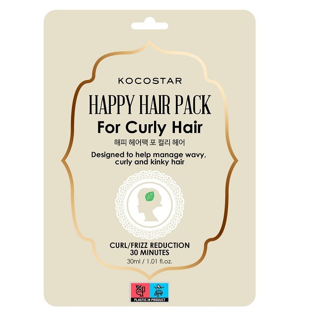 Kocostar Happy Hair Pack For Curly Hair Μάσκα-Σκουφάκι Για Σγουρά Μαλλιά, 1 Τεμάχιο