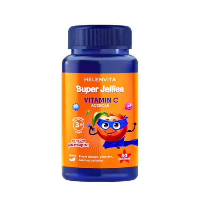 Helenvita Super Jellies Vitamin C Acerola για Παιδιά 60 Ζελεδάκια