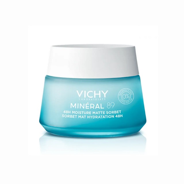 Vichy Mineral 89 Κρέμα - Gel Ενυδάτωσης 48H για Λιπαρή επιδερμίδα 50ml