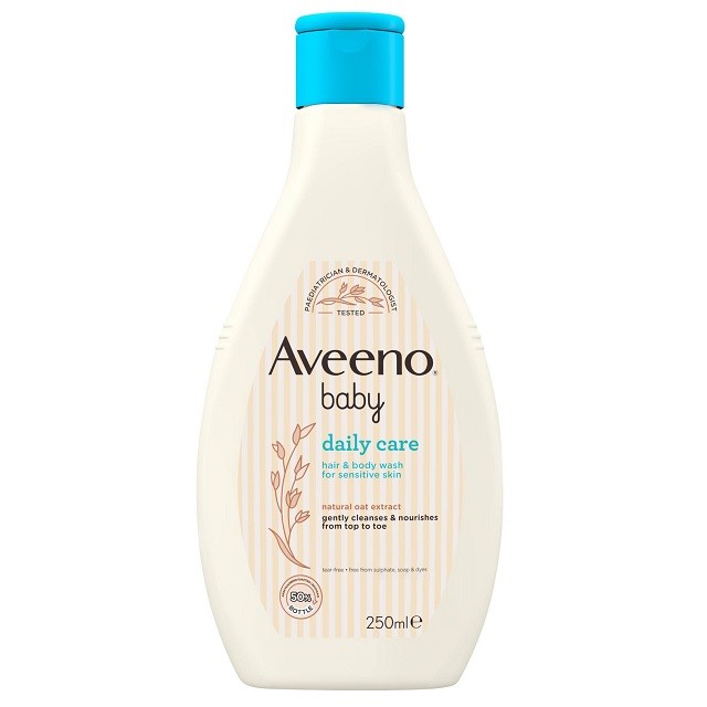 Aveeno Baby Daily Care Hair & Body Wash Σαμπουάν & Αφρόλουτρο Για Βρέφη, 250ml