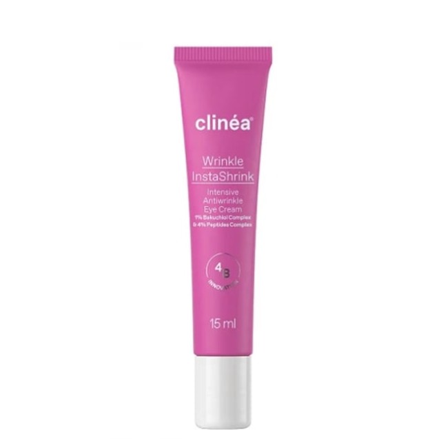 Clinea Wrinkle InstaShrink Αντιγηραντική Κρέμα Ματιών 15ml