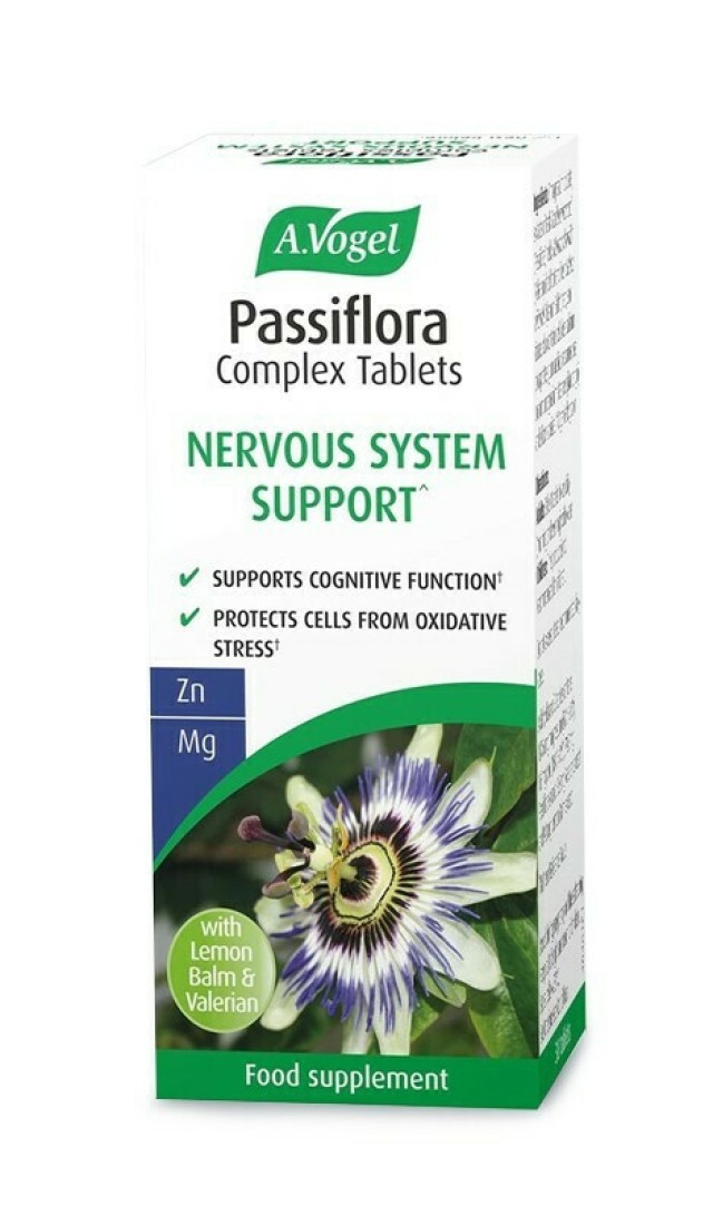 A.VOGEL Passiflora Complex, Συμπλήρωμα Διατροφής με Πασιφλόρα 30 ταμπλέτες