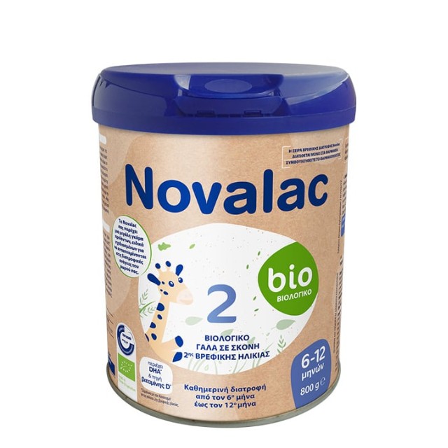 Novalac Bio 2 Γάλα Σε Σκόνη 800gr
