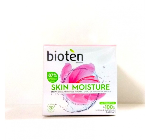 Bioten Skin Moisture 24Ωρη Eνυδατική Κρέμα Προσώπου Ξηρή/Ευαίσθητη Επιδερμίδα 50ml