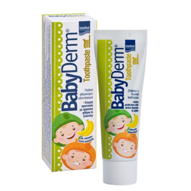 INTERMED Babyderm Toothpaste με Γεύση Μπανάνα 50ml