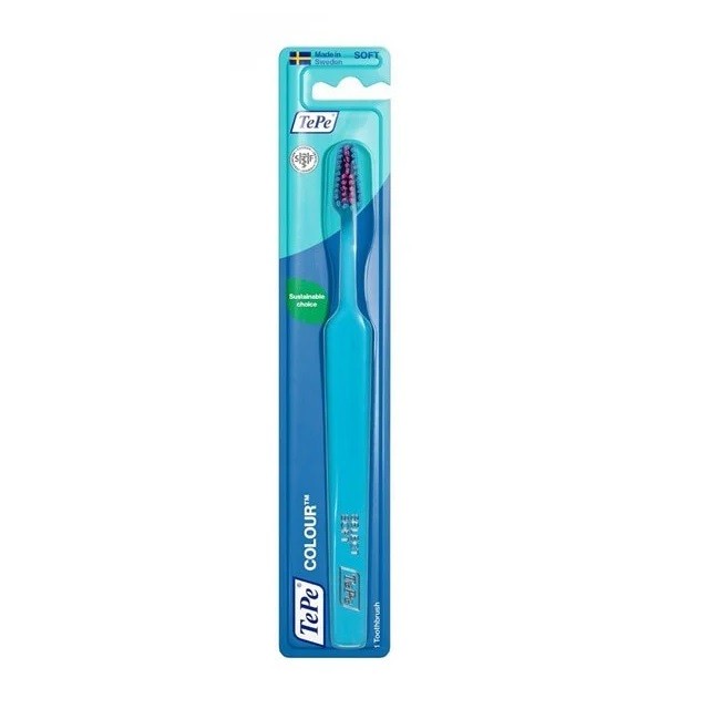 TePe Colour Soft Select Light Blue Blister Μαλακή Οδοντόβουρτσα Σε Γαλάζιο Χρώμα, 1 Τεμάχιο
