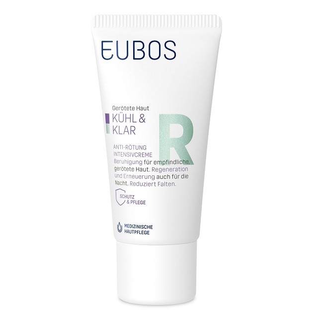 Eubos Cool & Calm Relieving Intensive Cream Κρέμα Προσώπου Νυκτός Για Ερυθρότητα, 30ml