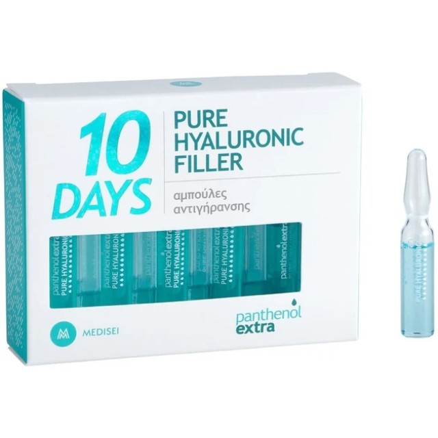 Panthenol Extra 10 Days Pure Hyaluronic Filler Αμπούλες Αντιγήρανσης, 10x2ml