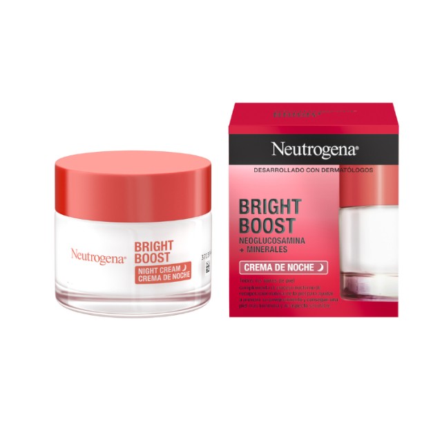NEUTROGENA® Bright Boost Κρέμα Προσώπου Νυκτός Αντιγήρανσης και Λάμψης 50ml