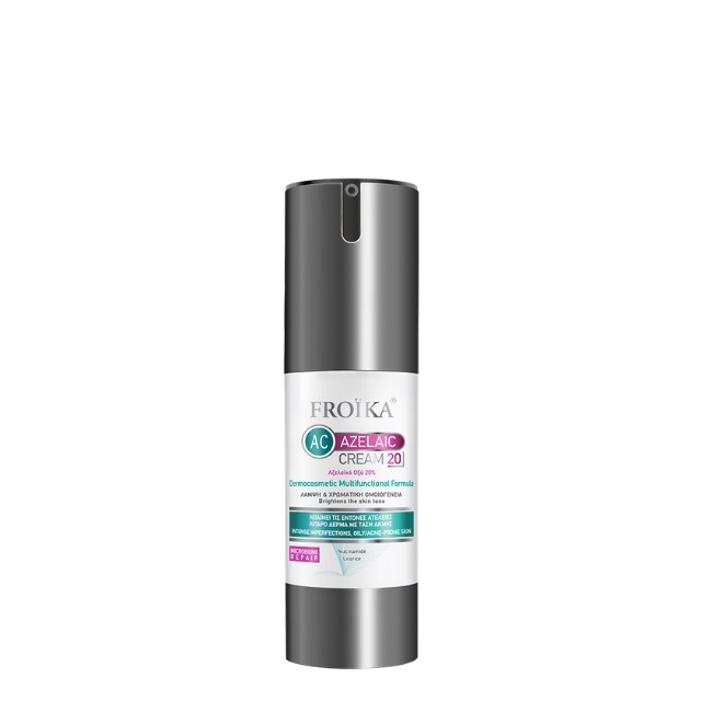 Froika AC Azelaic Cream 20% Λεπτόρευστη κρέμα κατά των Ατελειών για Λιπαρό Δέρμα 30ml