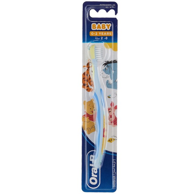 Oral-B Baby Βρεφική Οδοντόβουρτσα Winnie σε Χρώμα Μπλε για 0-2m 1 τεμ