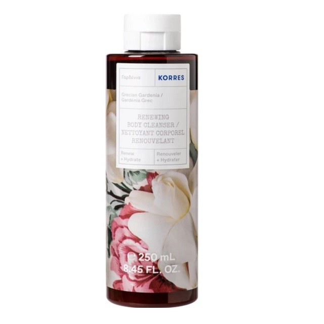 Korres Renewing Body Cleanser Grecian Gardenia Αφρόλουτρο Με Άρωμα Γαρδένιας, 250ml