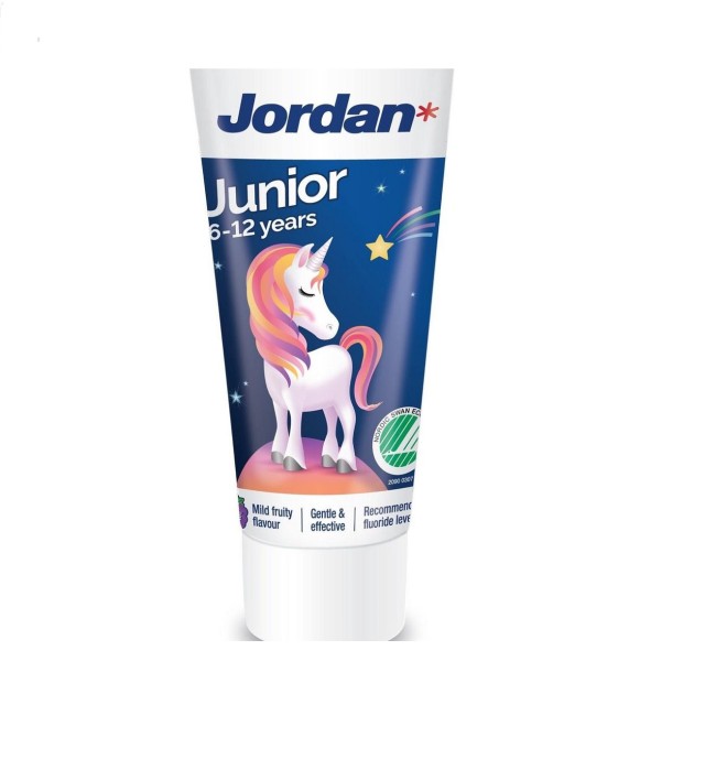 Jordan Παιδική Οδοντόκρεμα Junior για παιδιά από 6-12 Ετών 50ml