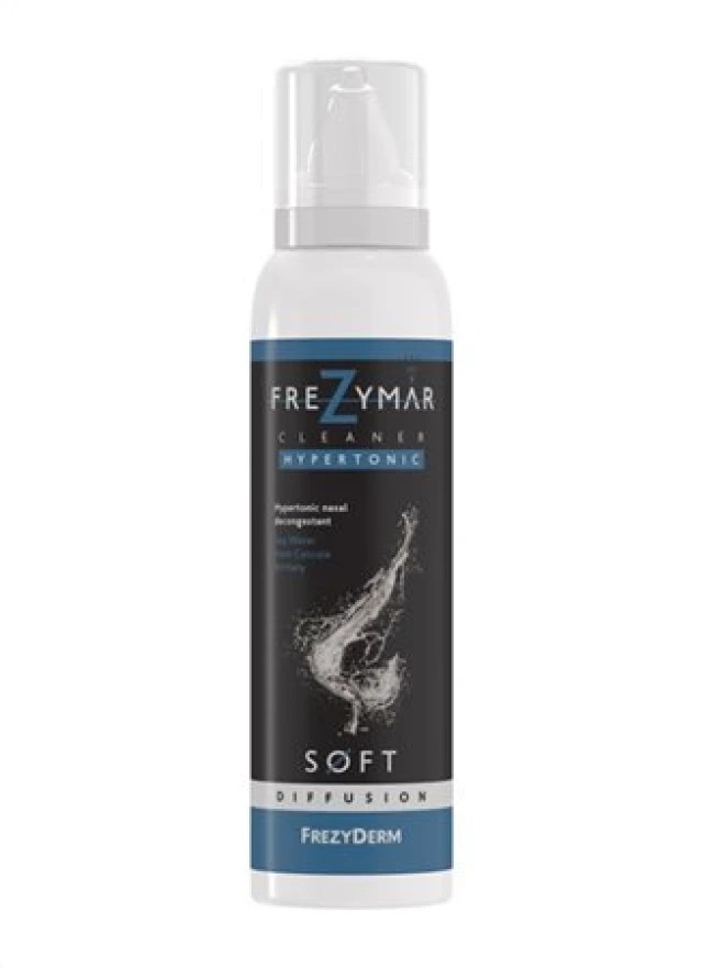Frezyderm Frezymar Cleaner Baby Soft Diffusion Υπέρτονο Ρινικό Αποσυμφορητικό Διάλυμα Για Βρέφη Από 3 Μηνών Ήπια Διάχυση, 120ml