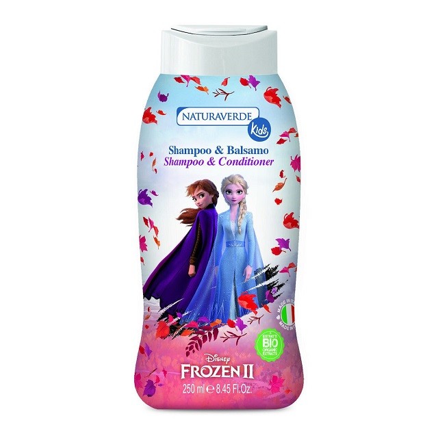 Naturaverde Kids Disney Frozen Shampoo & Conditioner Σαμπουάν και Γαλάκτωμα 250ml