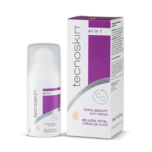 Tecnoskin All In 1 Total Beauty Eye Cream Κρέμα Ματιών με Χρώμα 15ml