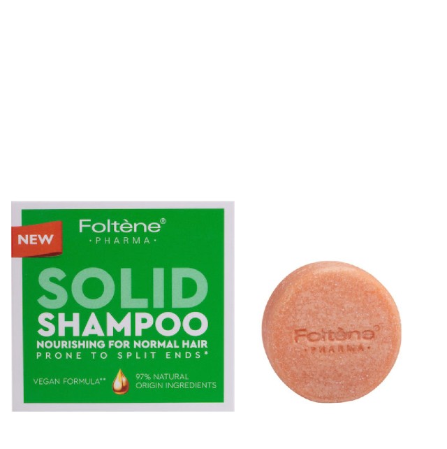 FOLTENE Pharma Solid Shampoo Nourishing Στερεό Σαμπουάν Θρέψης Για Όλους Τους Τύπους Μαλλιών, 75gr