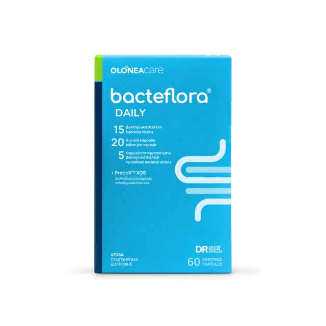 Olonea BacteFlora Daily Προβιοτικό & Πρεβιοτικό 60caps