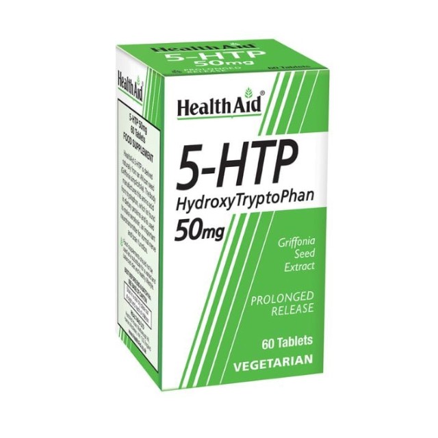 Health Aid 5HTP Tryptophan 50mg για Καλή Διάθεση 60 ταμπλέτες