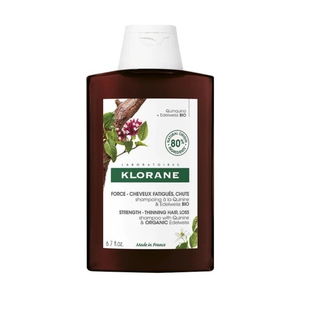 KLORANE Quinine Shampoo, Σαμπουάν με Κινίνη κατά της Τριχόπτωσης, 100ml