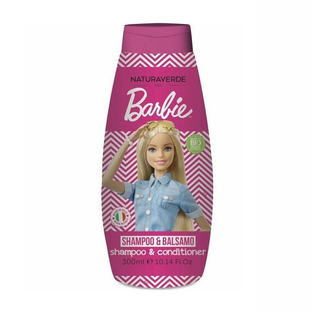 Naturaverde Kids DISNEY Barbie Shampoo & Conditioner, 300ml